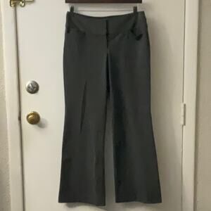 Express Editor Gray Dress Pants Size 4S Corporate Siren Academia Preppy Classic